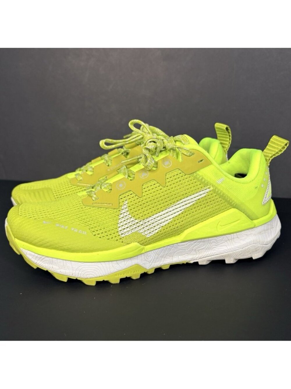 Nike React Wildhorse 8 Trail Running Shoes Women’s 6.5 Bright Cactus Yellow